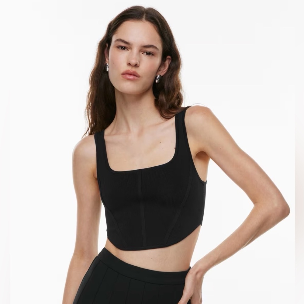 Aritzia Babaton Sculpt Knit Bustier Tank